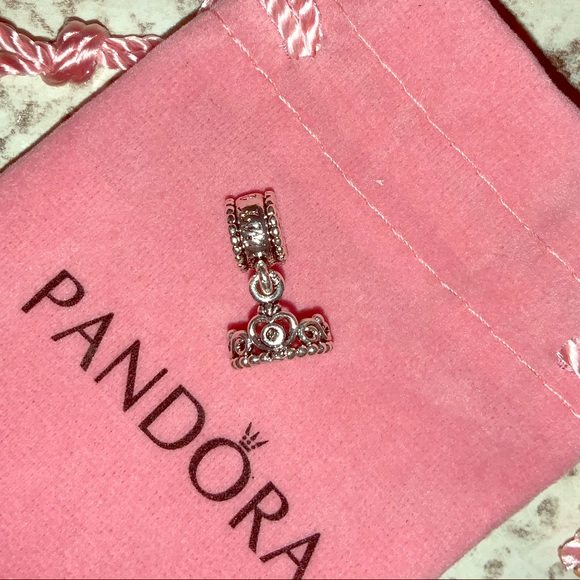 PANDORA Disney My Princess Tiara Dangle Charm, New - Picture 2 of 6
